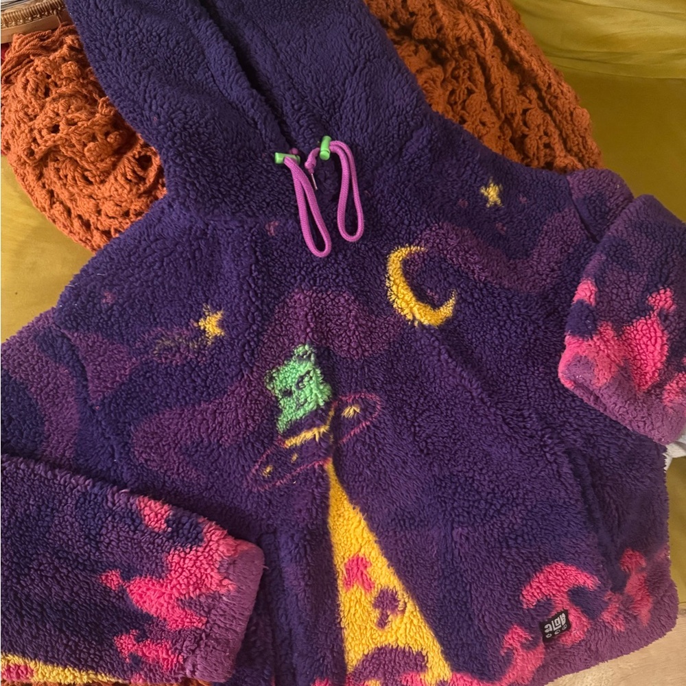 Purple Alien Graphic Hoodie - Picture 3 of 4